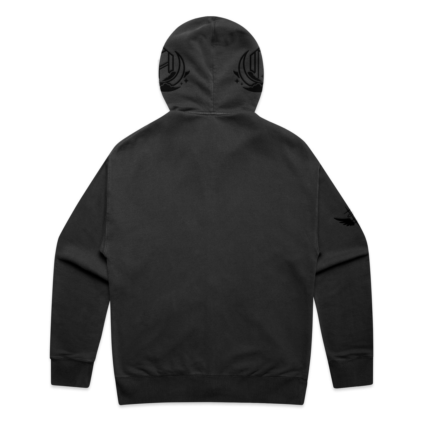 Blackout - (Embroidered) Faded Zip Hood - Pre Order